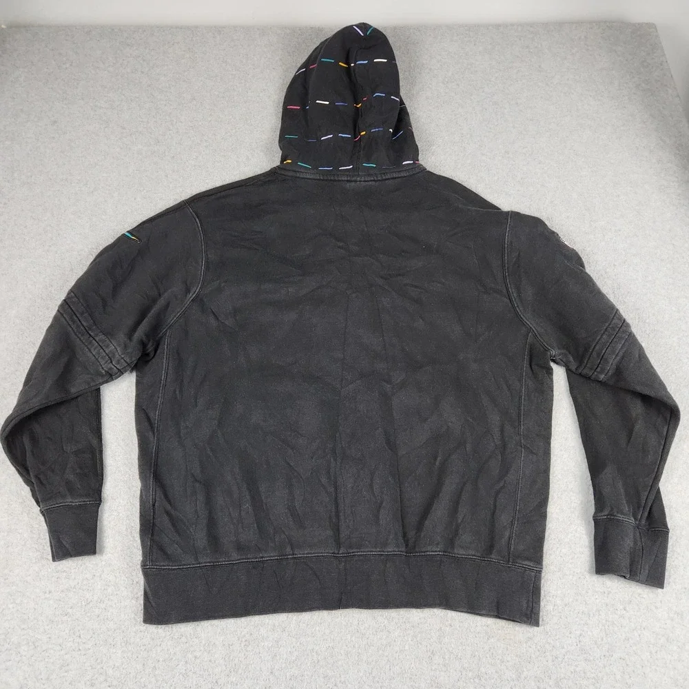 Chicago Bears Hoodie Men's Large Black Fleece Lined Nike Dri-Fit NFL Football